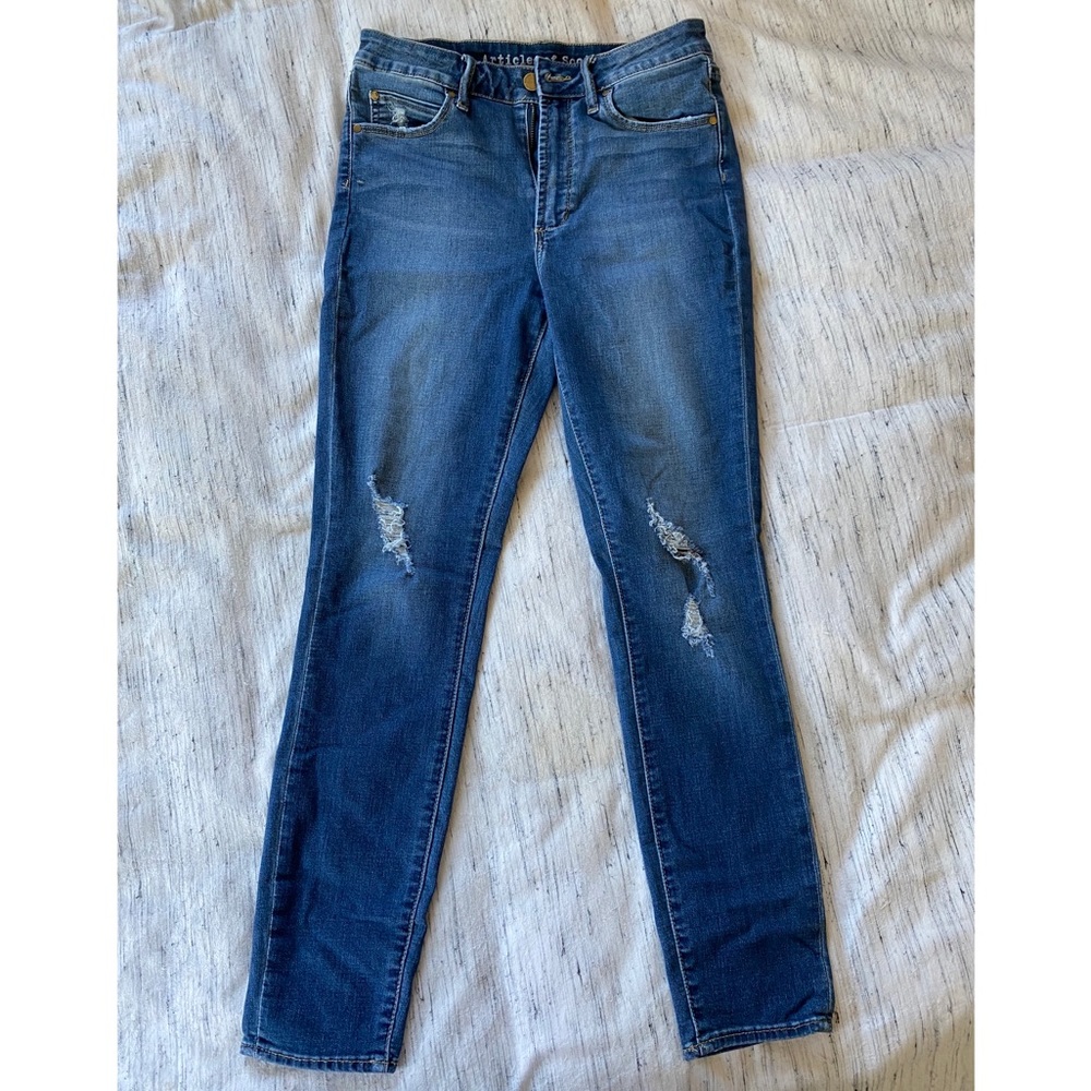 Articles of Society Skinny Distressed Denim